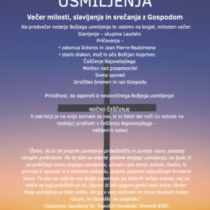 Večer Božjega usmiljenja Večer Božjega usmiljenja