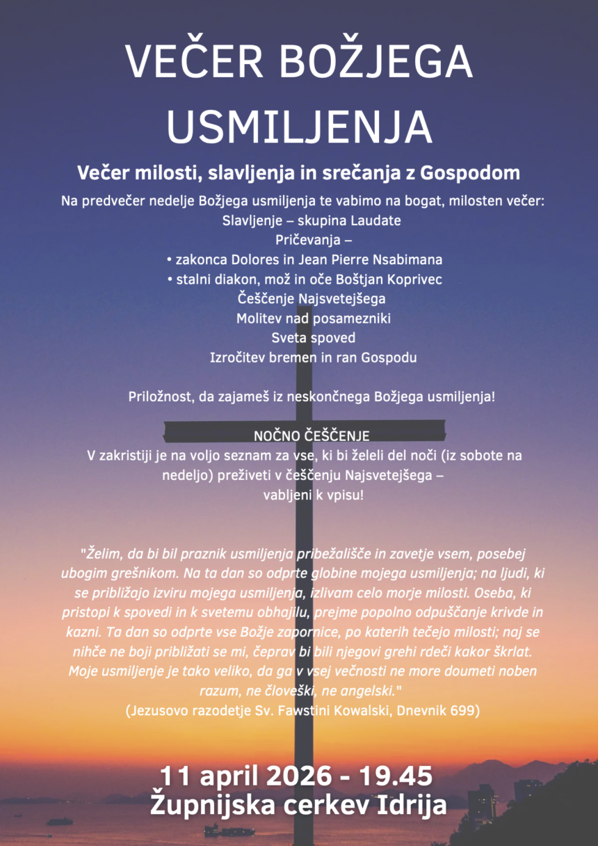 Večer Božjega usmiljenja